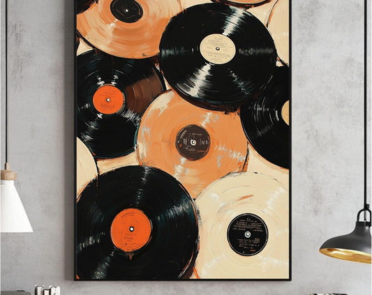 Vintage Record Eclectic Wall Art